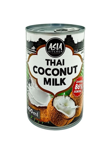 Thajské kokosové mlieko (86% kokos) 400ml