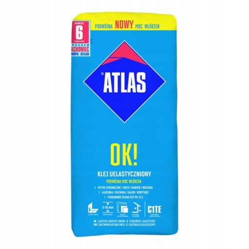 Elastické lepidlo Atlas OK! 5 kg