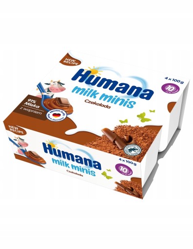 HUMANA Mliečno-čokoládový dezert 4x100g