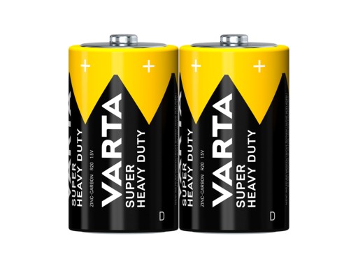 2X VÝKONNÉ ZINOK UHLÍKOVÉ BATÉRIE R20 D RÁDIO HRAČKY BARTEROVÉ HODINY ALARM
