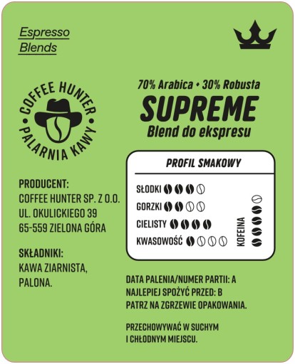 Špičková vzorka 100 g KÁVOVÉ ZRNKY
