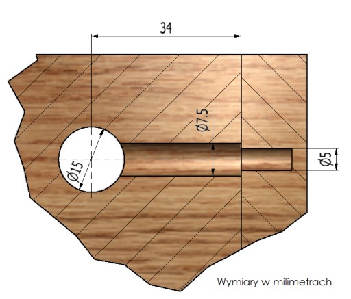 50x Excentrický nábytkový konektor fi15 pre 15mm dosku