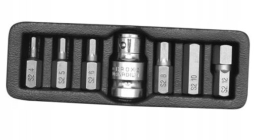 YATO SADA ŠPECIÁLNYCH KĽÚČOV, IMBUS HEX BITS, 7 ks.