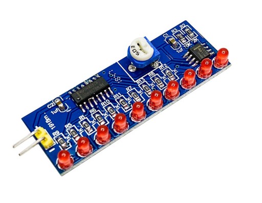 Tečúca voda LED SMD NE555+CD4017 DIY KIT systém