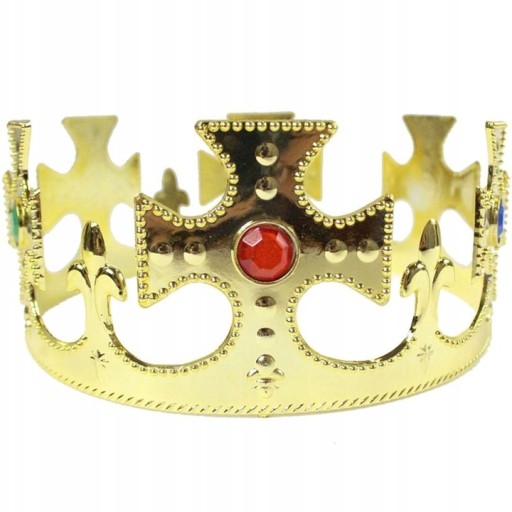 KORUNA KRÁĽOVSKÉHO PRINCA, ZLATO, šperky, Jasličková hra, Karneval, NASTAVITEĽNÉ