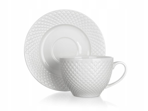 DIAMANTOVÁ ŠÁLKA A OMÁČKA 220ML Banquet keramická biela