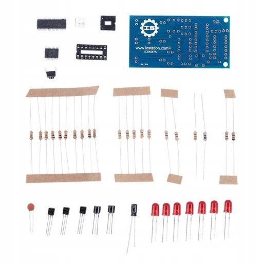 Elektronická hracia kocka na učenie sa spájkovania DIY KIT