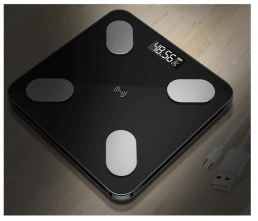 ANALYTICKÁ KÚPEĽŇOVÁ VÁHA TENKÁ SMART VÁHA 25v1 BLUETOOTH 180 KG