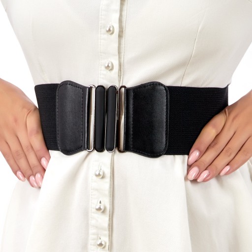 ELASTICKÝ STRAP gumový široký DÁMSKY OPASOK s prackou