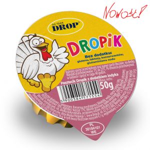 DROPIK paštéta s bezlepkovou morčacou 50g