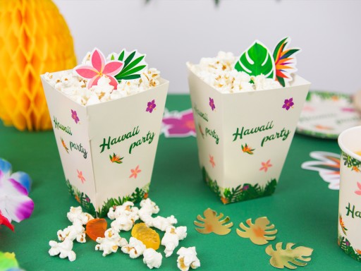 Hawaii Party Popcorn Boxes Hawaii 6s