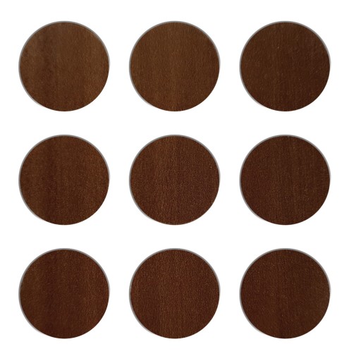 Maskovacie nábytkové uzávery pre potvrdenie vzoru PLUM WALLIS Fi20mm 9 kusov