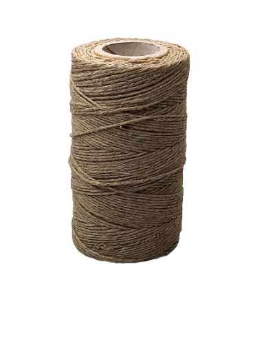 Ľanové nite, šnúrka, sivá farba, 100 g