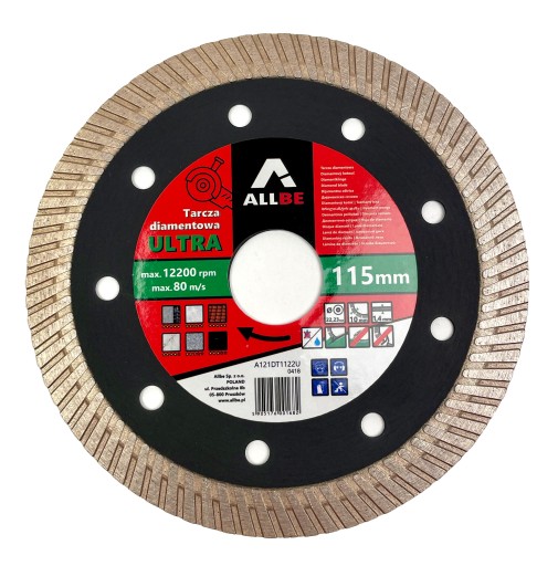 DIAMANTOVÝ DISK PRE ŽELEZOBETÓN 115X10X22,2