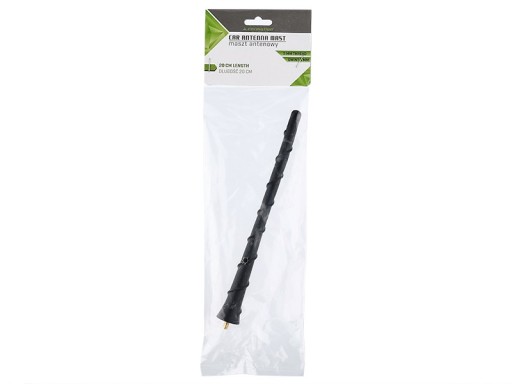 Anténny stožiar 20 cm s opletom, závit 5 mm