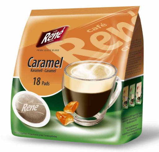 Káva Rene CARAMEL 18 sáčkov pre Senseo PADS