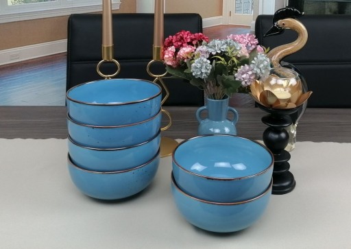 Miska šalátová 16 cm Rustikálna Modrá modrá Alumina PORCELANA BOGUCICE