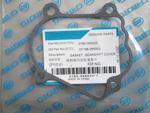 Tesnenie krytu radiacej páky cfmoto 500 X5 0180-065003