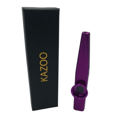 Fialový KAZOO CASE, membrány ZDARMA, kov