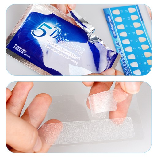 5D WHITE DENTAL pásiky na bielenie zubov | 14 pruhov