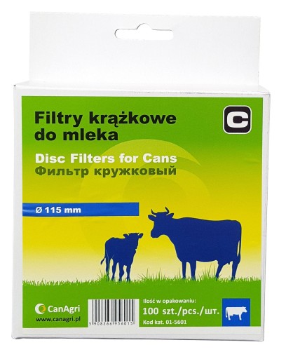 Filtračný kotúč na mlieko, pr. 120 mm, 200 ks, Can Agri