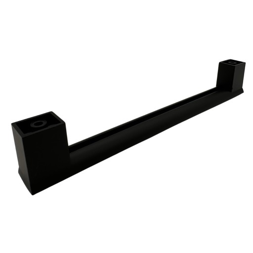 Nábytková úchytka, matná čierna, 160mm, montážne skrutky KCL L-180