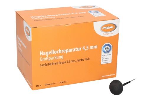 Čep kolíky na opravu pneumatík 4,5 mm PREMA 2 ks