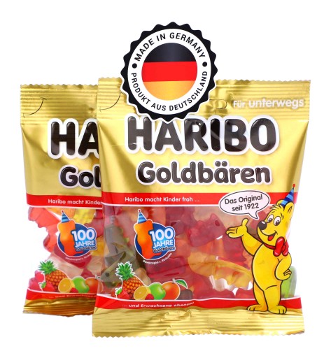 HARIBO Golden Bears ovocné želé 100 g z Nemecka