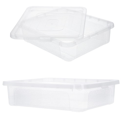 Plastové veko nádoby organizér box 10l, uzamykateľný box box