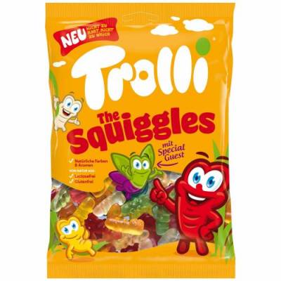 Trolli The Squiggles Jelly fazuľa 150g
