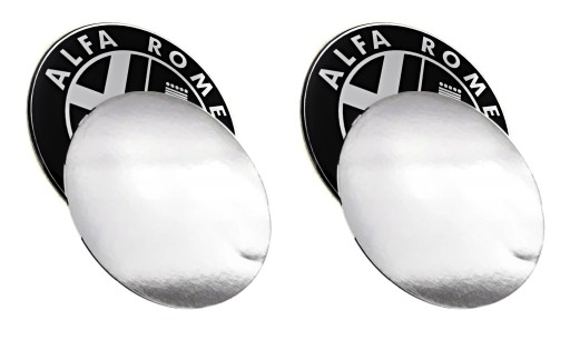 Silikónové emblémy odznaky 50 mm pre Alfa Romeo