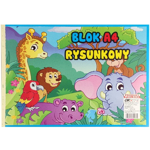 Biely blok na kreslenie A4, 20 listov SDM
