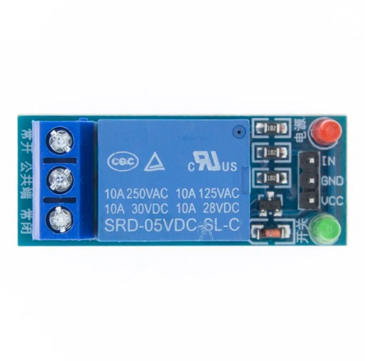 1-KANÁLOVÝ RELÉOVÝ MODUL 5V AVR 10A KOMPATIBILNÝ S ARDUINO