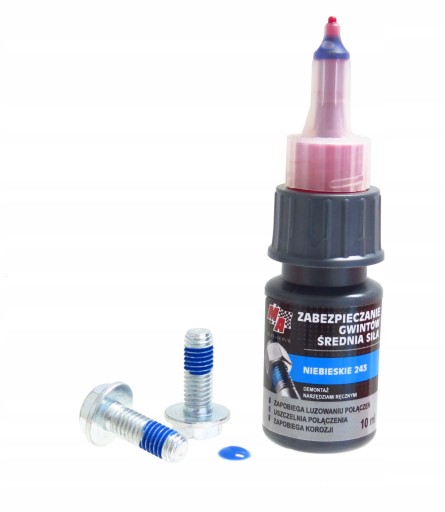 MA Professional 20-B01 lepidlo na zaistenie závitov 10 ml modré