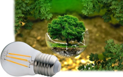 5x E27 LED žiarovka 1W FILAMENT Edison DEKORATÍVNA PLASTOVÁ GUĽA PRE GIRLANDU
