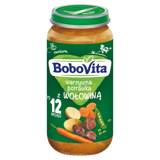 BoboVita Zeleninový guláš s hovädzím mäsom 1-3 l, 250 g