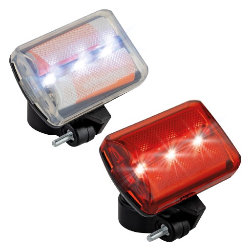 BIKE LAMP led osvetlenie na bicykel sada bicyklových svetiel