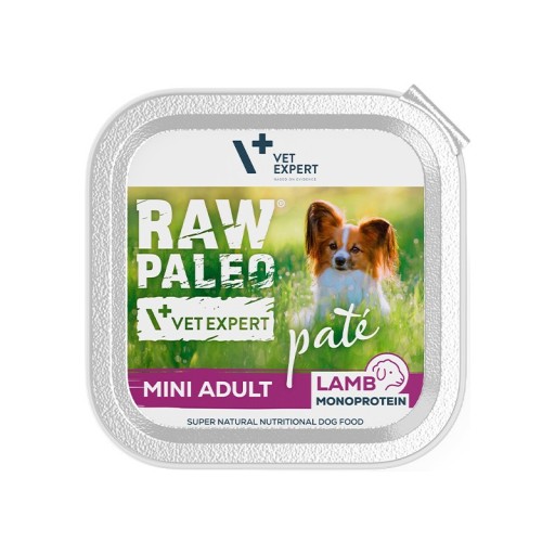 Mokré krmivo pre psov malých plemien s jahňacinou Raw Paleo Mini Adult 150g