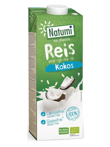 BIO RYŽOVÝ NÁPOJ S KOKOSOM 1L NATUMI BIO