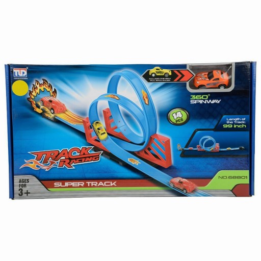 TLD Inertial Car Race Track pre chlapcov 250 cm + Auto