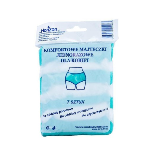 Jednorazové popôrodné nohavičky Horizon 7 ks 38