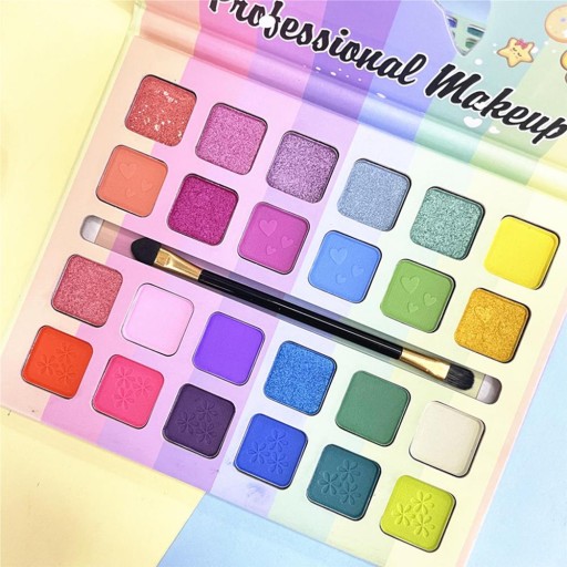 MAKEUP SET VEĽKÁ PALETA OČNÝCH TIEŇOV MAKE-UP 24 FARIEB PRE DETI