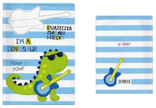 Obal na detskú zdravotnú knižku DINOSAUR