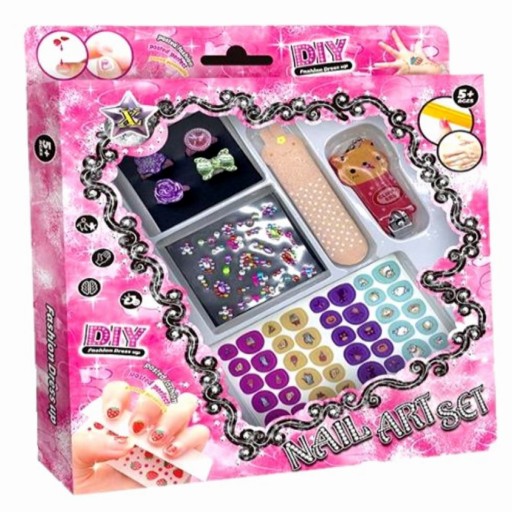 CREATIVE NAIL BEAUTY SET + NÁLEPKY