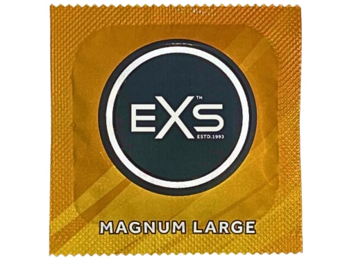 EXS MAGNUM orgazmové kondómy, väčšia veľkosť, klasický sex, 25 ks.