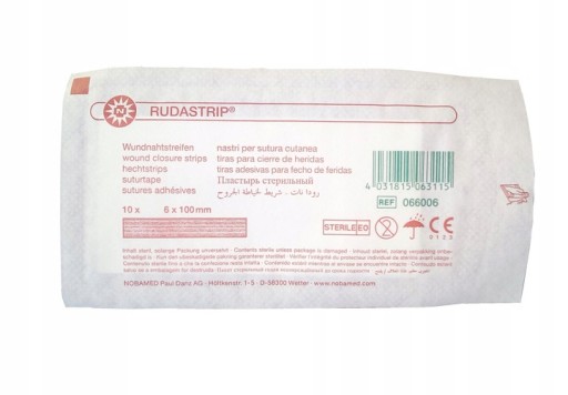 Rudastrip pásky na zapínanie 6mm x 100mm 10 ks