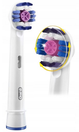 1x ORIGINÁL ORÁLNY B BRAUN 3D BIELY TIP