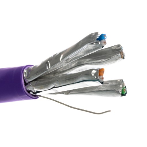 LAN kábel, krútená dvojlinka Ethernet CAT.6A U/FTP 1m Molex