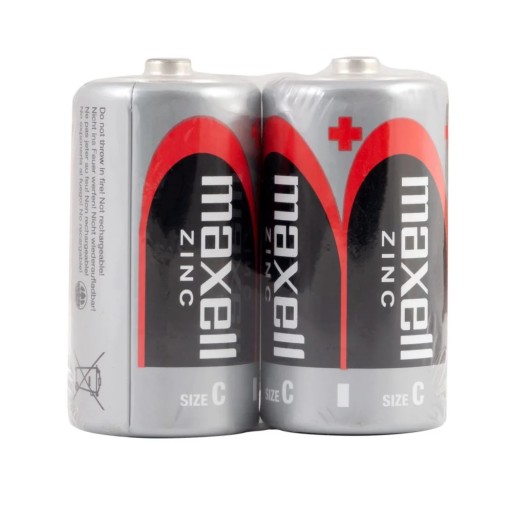 Batéria R14 LR14 C Maxell zinkové batérie 2ks 1,5V x2