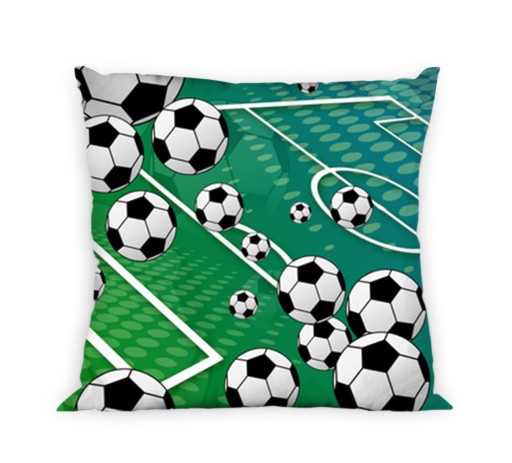 Bavlnený NÁPLN NA VANKÚŠ FUTBAL 40x40 cm ROZTEČ